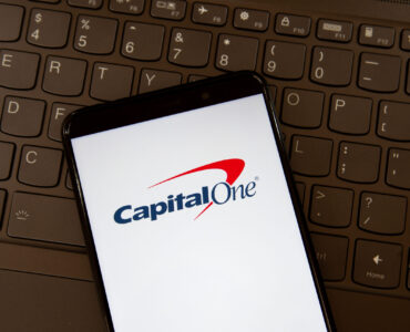 Capital One Phone Stock Photo
